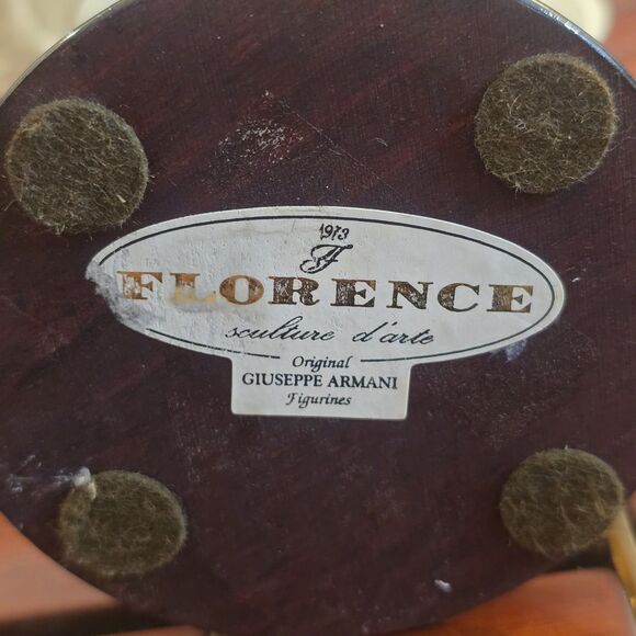 Giuseppe Armani "Sun Shower" Capodimonte Porcelain Figurine Florence Italy 10" - Picture 9 of 9